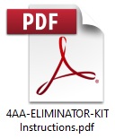4AA-ELIMINATOR-KIT Instructions